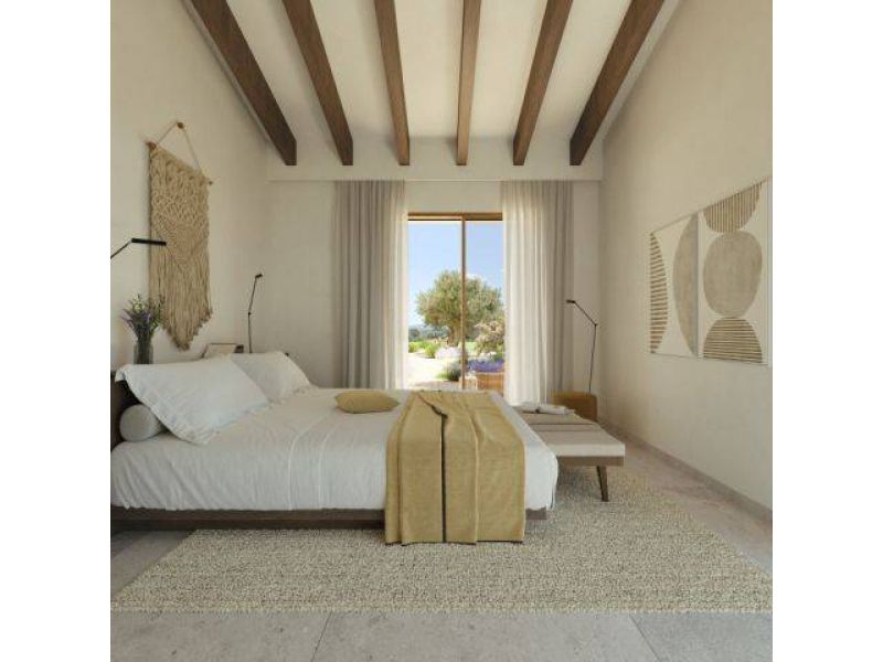 SANT JOAN / PETRA: Ländliches Grundstück MIT BAUGENEHMIGUNG für eine Finca zu verkaufen