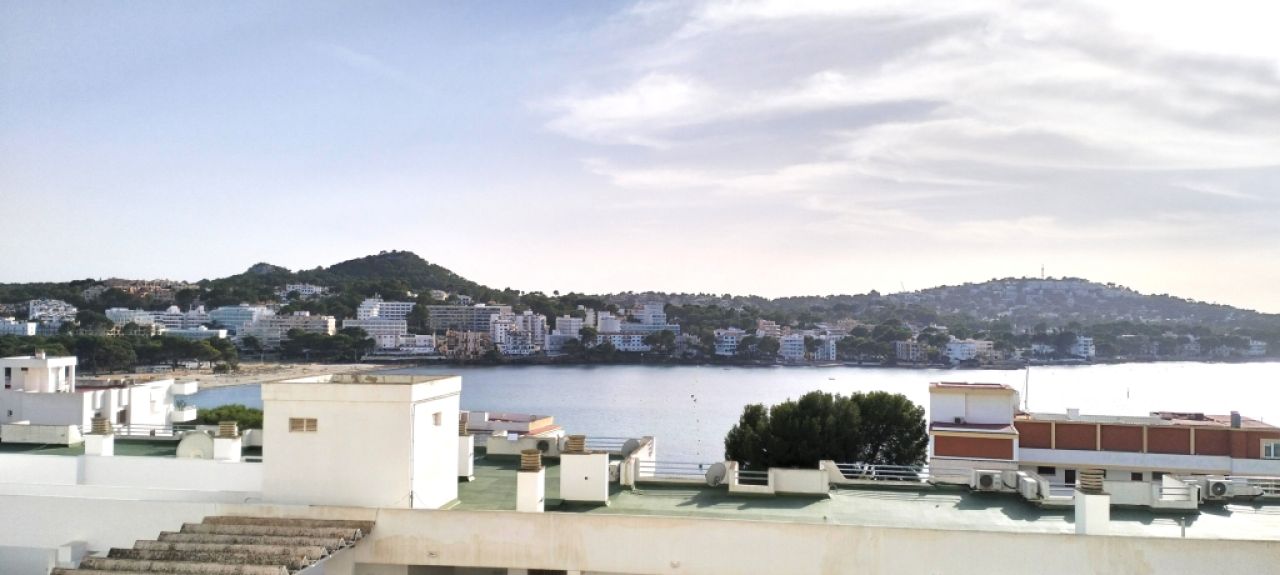 SANTA PONSA: Ruhige, renovierte möblierte 2 SZ-Wohnung mit Meerblick-Terrasse, Heizung & Pool zu VM
