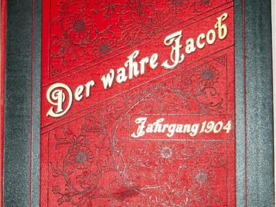 Satire Wochen-Zeitschrift "Der wahre Jacob" in gebundenen Jahresausgaben 1904 - 1907