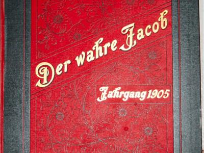 Satire Wochen-Zeitschrift "Der wahre Jacob" in gebundenen Jahresausgaben 1904 - 1907