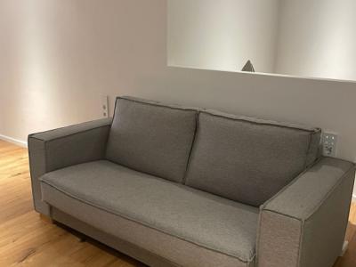 ️ Sofa bed Marco – Pòrtic Mobles, Mallorca | 205x102 cm | Light grey