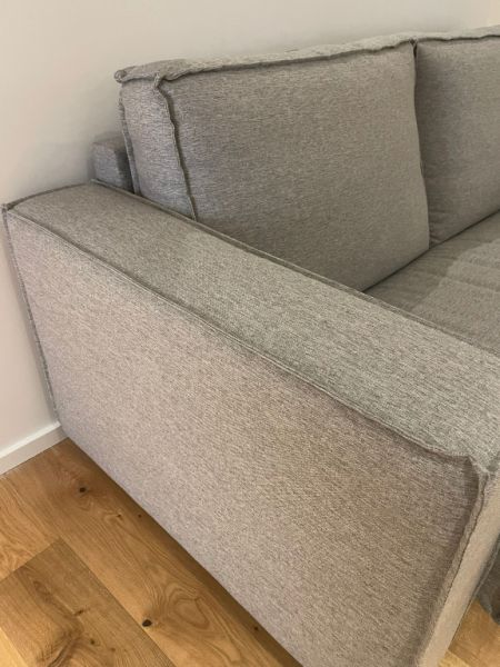 ️ Sofa bed Marco – Pòrtic Mobles, Mallorca | 205x102 cm | Light grey