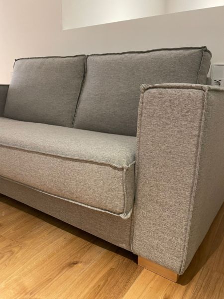 ️ Sofa bed Marco – Pòrtic Mobles, Mallorca | 205x102 cm | Light grey