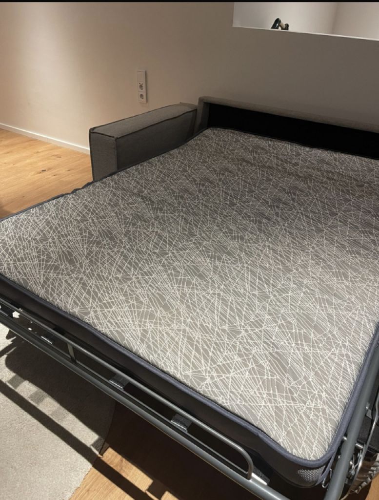 ️ Sofa bed Marco – Pòrtic Mobles, Mallorca | 205x102 cm | Light grey