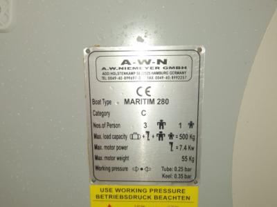 Inflatable boat, dinghy and 5 HP Suzuki outboard