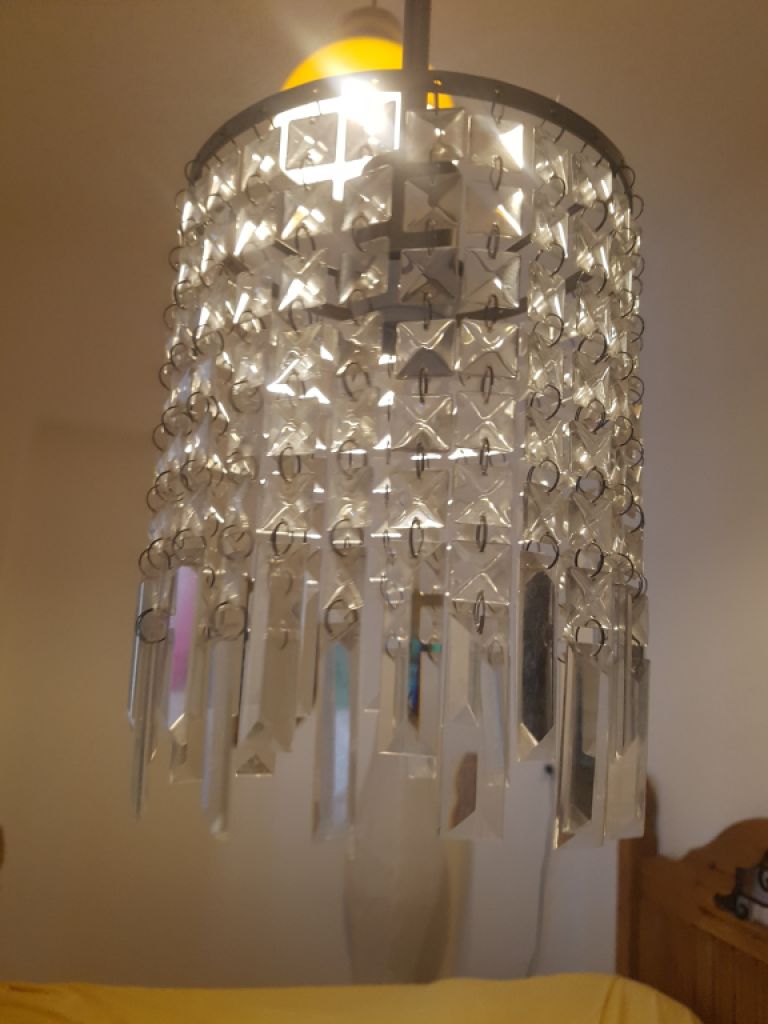 Beautiful crystal lamp for sale