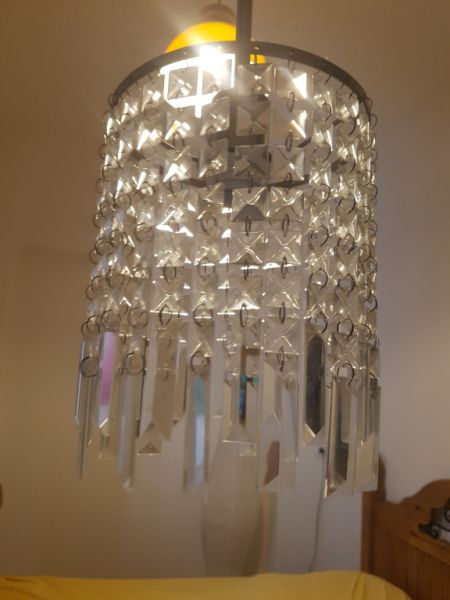 Beautiful crystal lamp for sale