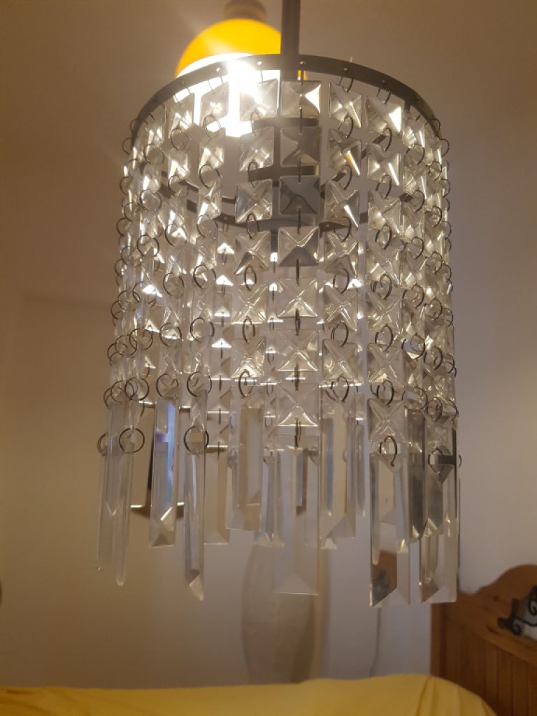 Beautiful crystal lamp for sale