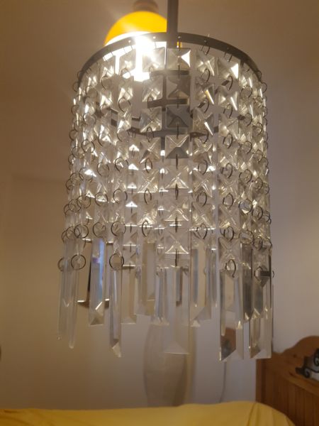 Beautiful crystal lamp for sale