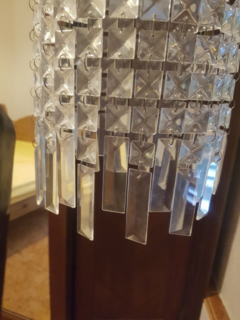 Beautiful crystal lamp for sale