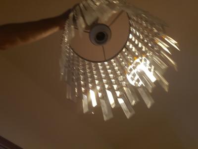 Beautiful crystal lamp for sale