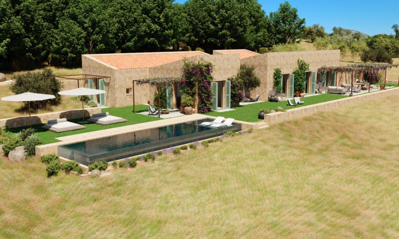 Schönes Ruhiges Grundstück zu verkaufen mit Projekt Manacor San Lorenzo