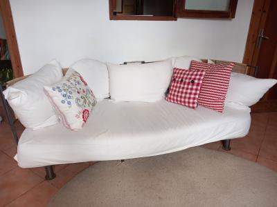 Beautiful white sofa