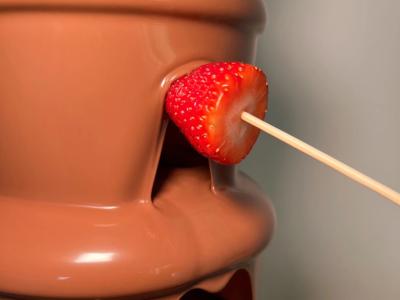 Schokoladenbrunnen-Cateringwagen auf Mallorca für Events