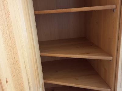 Schrank Vollholz Design 2,05 m breit, 2,23 hoch