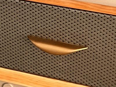 Drawer cabinet - chest of drawers 6 drawers faux leather upholstered