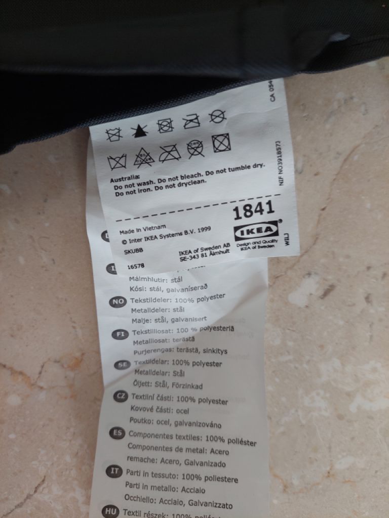 Almacenamiento de zapatos negro