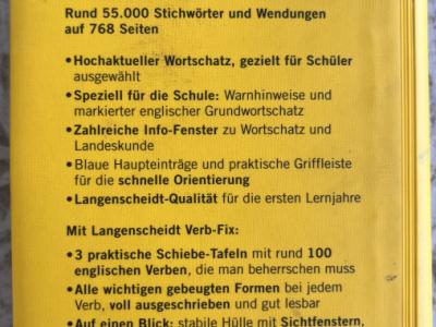 Schulwörterbuch - Englisch von Langenscheidt
