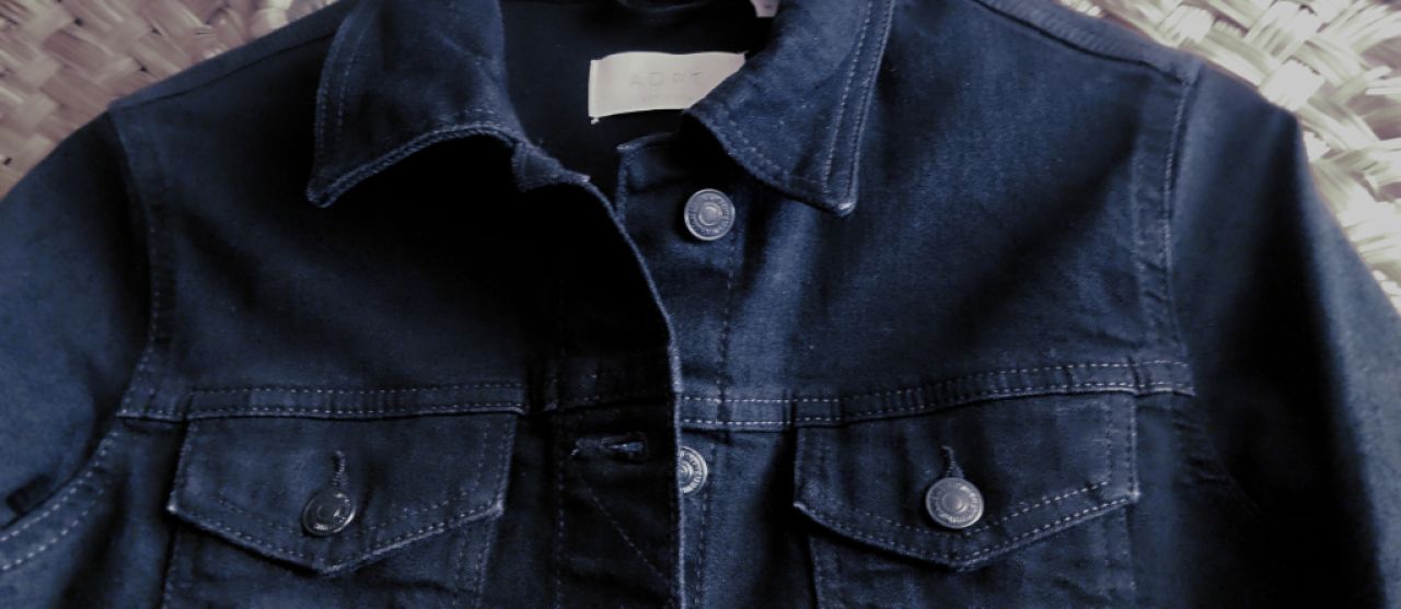 Black Denim Jacket M