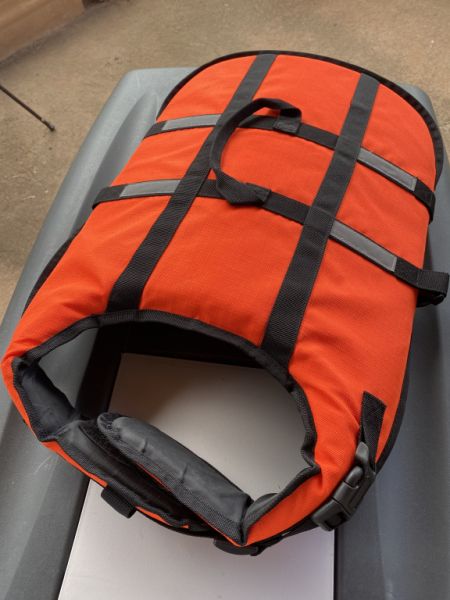 Schwimmweste mittelgrosser Hund