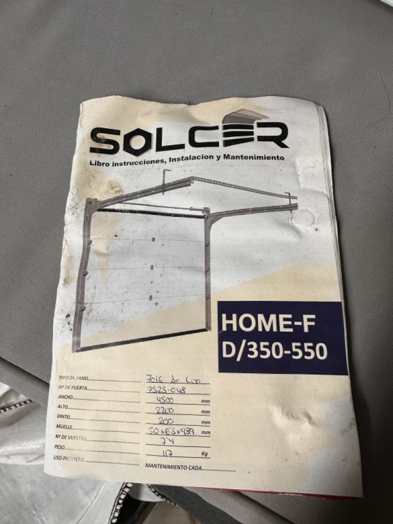 Sektional Garagentor NEU 4,5meter breit