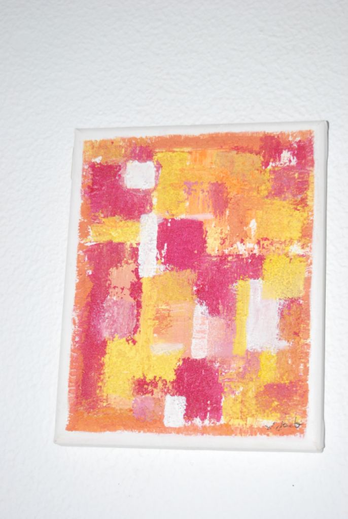 Selbstgemalte Bilder zu verkaufen