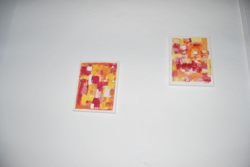 Selbstgemalte Bilder zu verkaufen