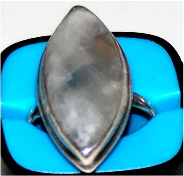 Set, 925 Ag, Moonstone, Gemstone Vintage, Necklace, Ring, Bracelet