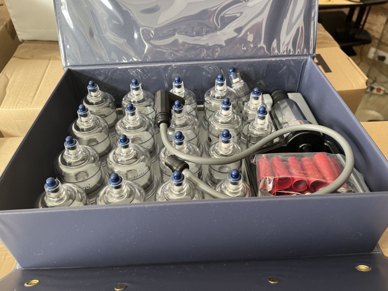 Set of cupping glasses