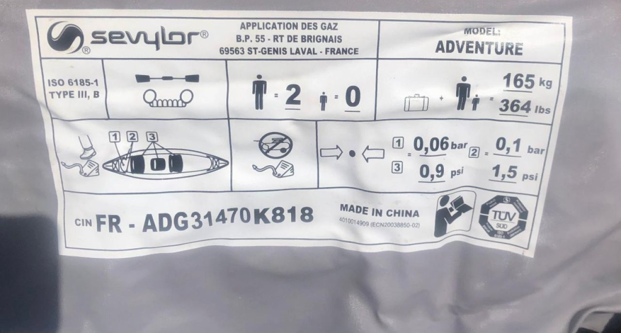 Sevylor Adventure Kayak