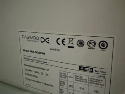 Side by Side Kühl- und Gefrierschrank Daewoo FRN-SH23BVW