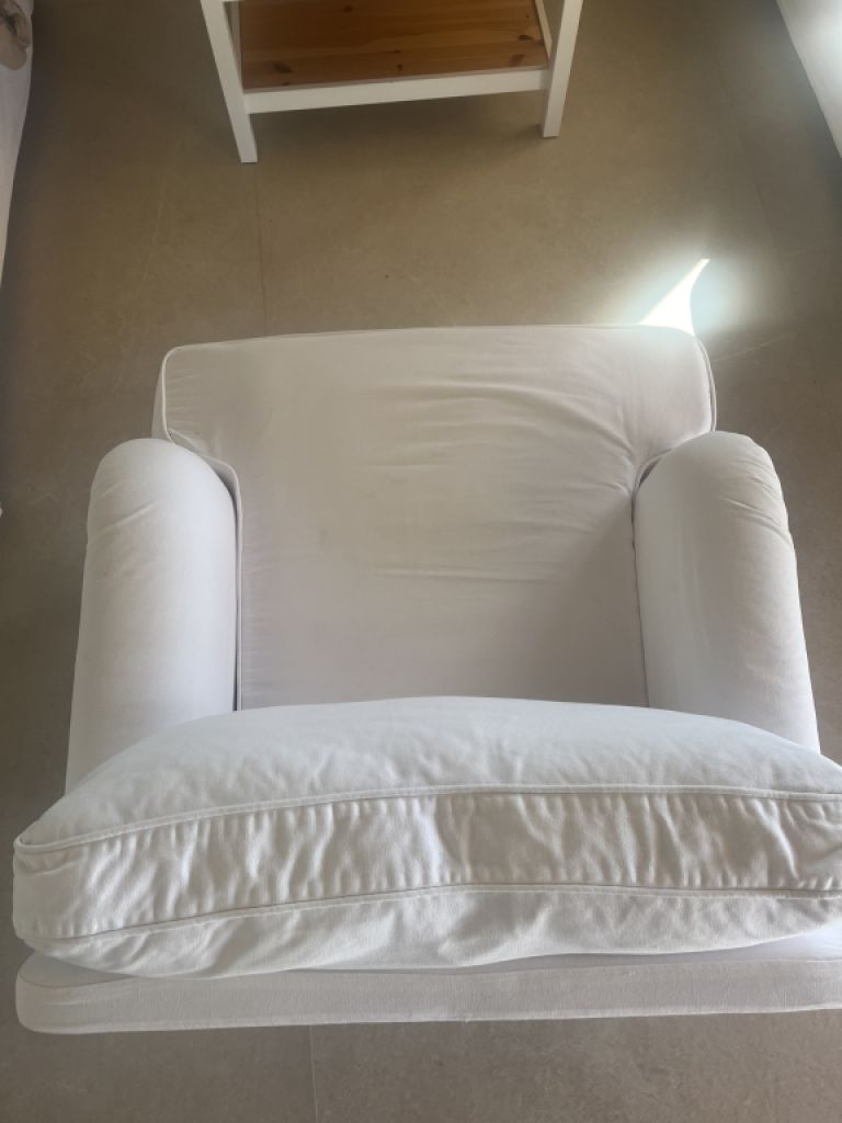 White armchair