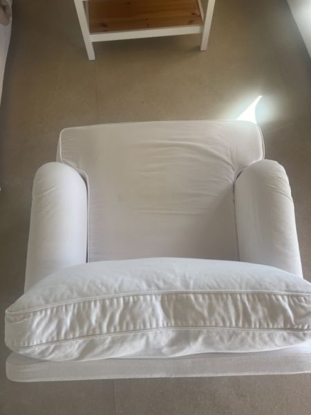 White armchair