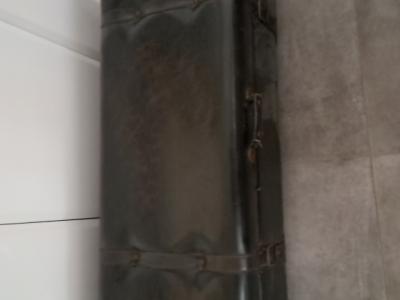 SITZTRUHE LEDER ca. 118x45x40 Kolonialstyle Aufbewahrung DEKO KERZEN BÜCHER usw. bei Porto Christo