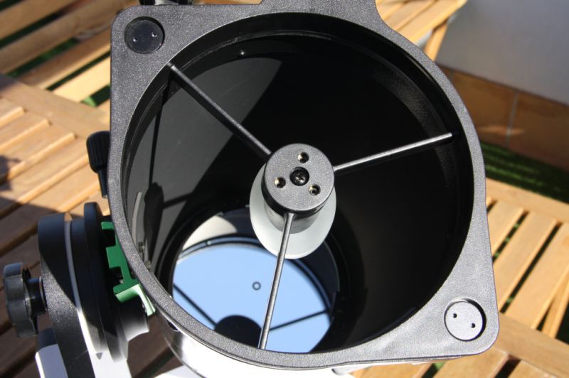 SkyWatcher Heritage 150 FlexTube 150/750 f/5 Dobson Teleskop mit Parabolspiegel + Zubehör, neuwertig