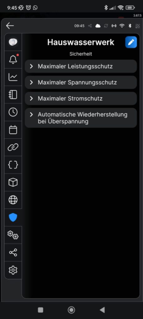 Smart home, controlled, measured and monitored by Shelly
