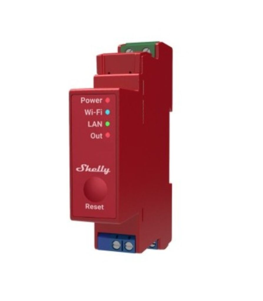 Smart home, controlled, measured and monitored by Shelly