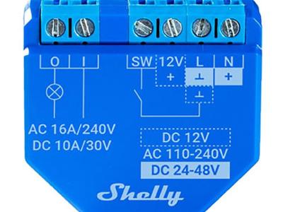 Smart home, controlled, measured and monitored by Shelly