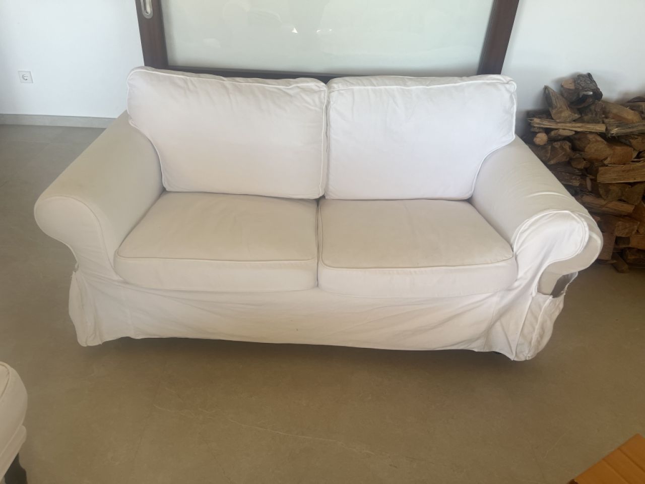 White sofa