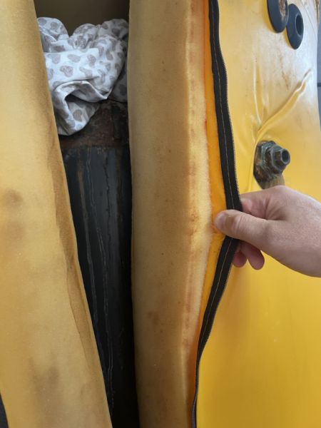 Solar hot water tank