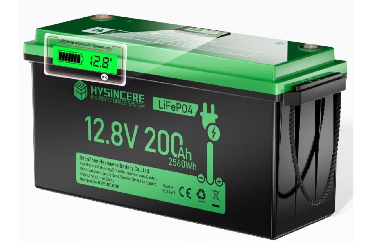 Solar batteries LiFePO4, 12 V 100 Ah and 200 Ah