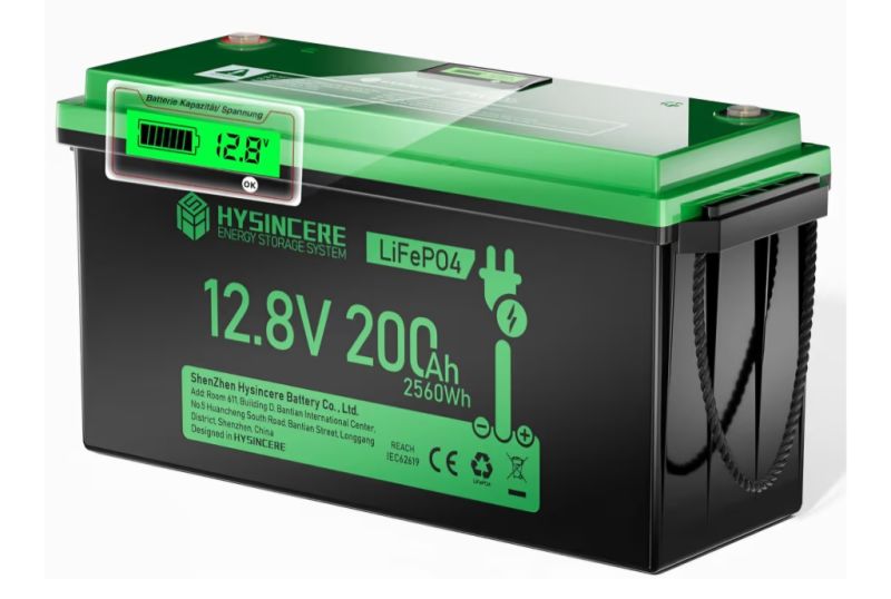Solar batteries LiFePO4, 12 V 100 Ah and 200 Ah