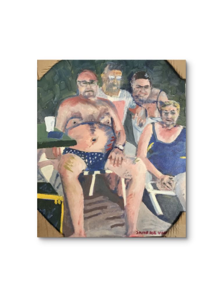 Sunday picnic portrait on the beach