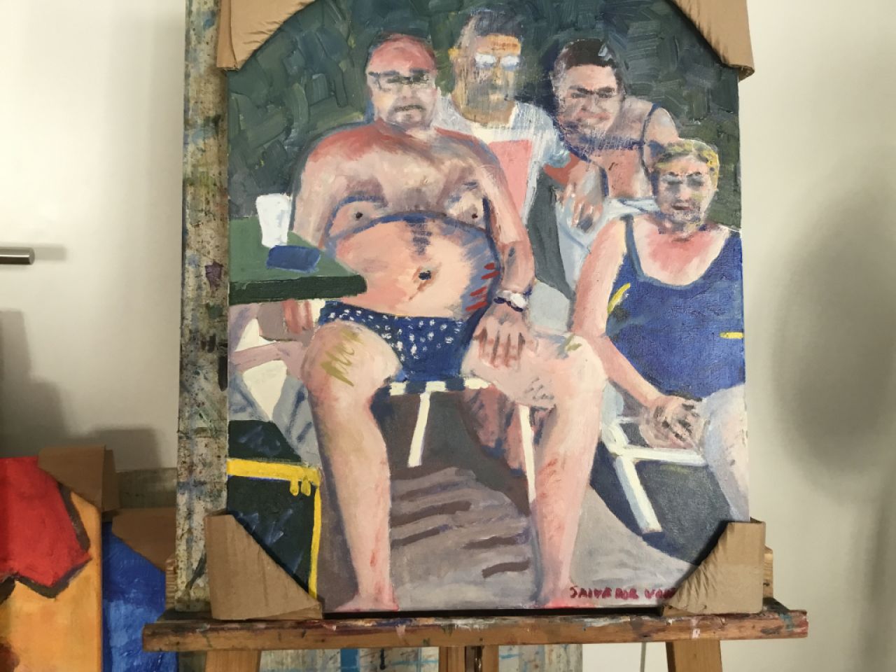 Sunday picnic portrait on the beach