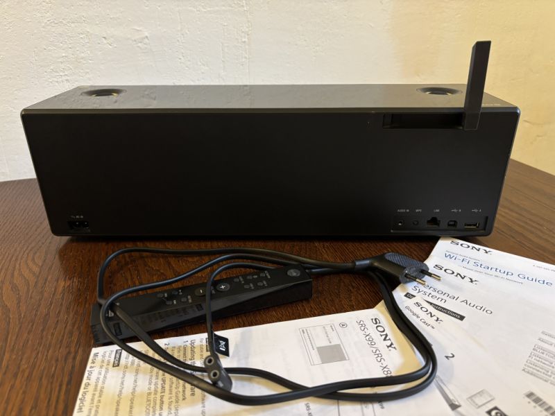 Sony Lautsprecher, Ausgangsleistung 154 W, Wi‑Fi, Bluetooth, AirPlay, Chromecast, High-Resolution-Audio