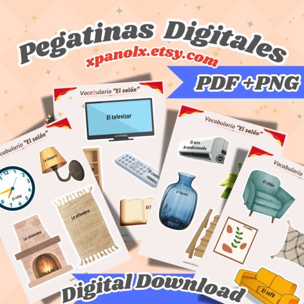 Spanisch lernen mit Stickern!