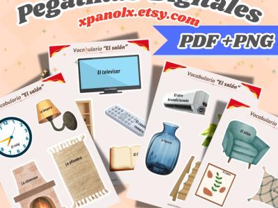 Spanisch lernen mit Stickern!