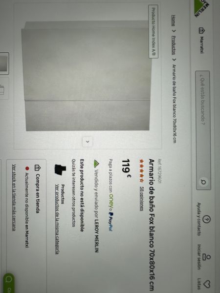 Armario de baño con espejo Armario de Baño blanco NUEVO