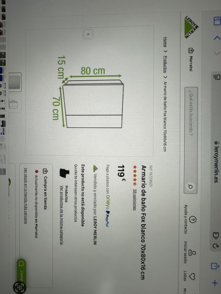 Armario de baño con espejo Armario de Baño blanco NUEVO