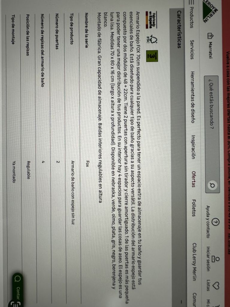 Armario de baño con espejo Armario de Baño blanco NUEVO